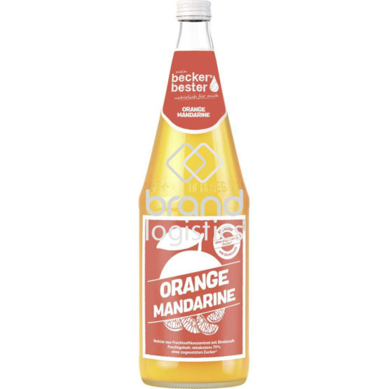 beckers bester Orange Mandarine Mehrweg Glas 1 l