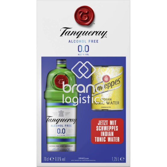 Tanqueray Alkoholfrei 0,7 l mit Schweppes Indian Tonic