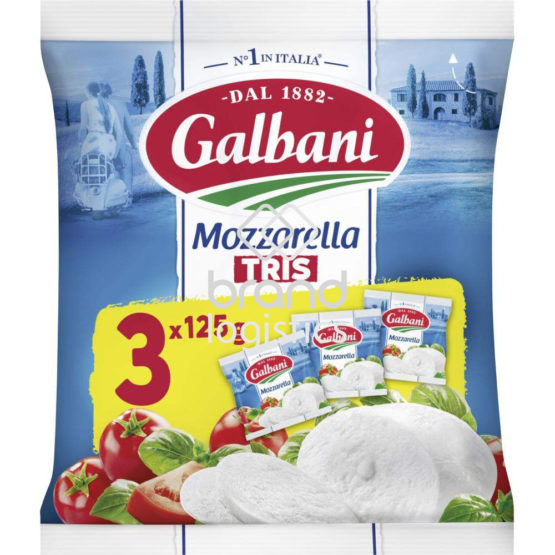 Galbani Mozzarella Tris 3×125 g