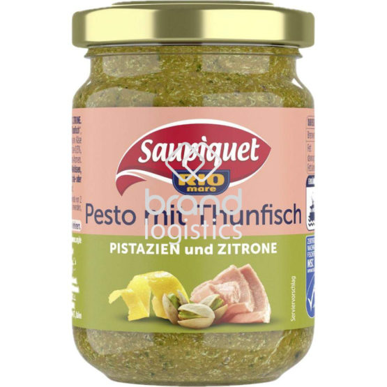 Saupiquet Rio Mare Pesto mit Thunfisch mit Pistazien und Zitrone 130 g