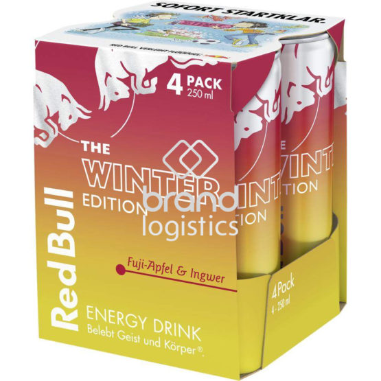 Red Bull Winter Edition Fuji-Apfel & Ingwer 2025 4×250 ml DPG