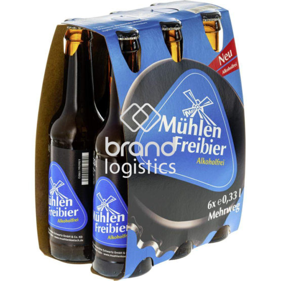 Mühlen Freibier Flasche 6×0,33 l MW 6-Pack