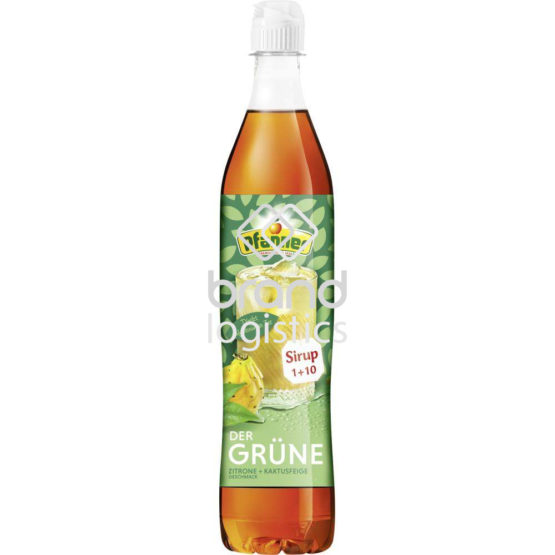 Pfanner Grüner Tee Zitrone-Kaktusfeige Sirup 0,7 l