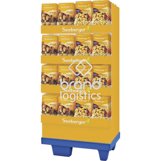 Seeberger Jumbo Wal-und Erdnüsse 2-fach Display 80 St.