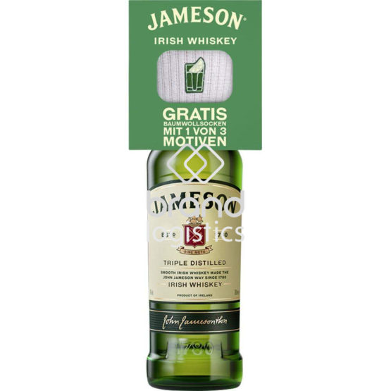 Jameson Irish Whiskey 40% 0,7 l + Gratis Paar Socken – Winterpromotion 2025