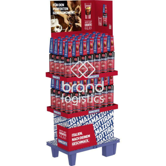 Ramazzotti Amaro 30% 54×0,7 l + Glas Display – Winterpromotion 2025