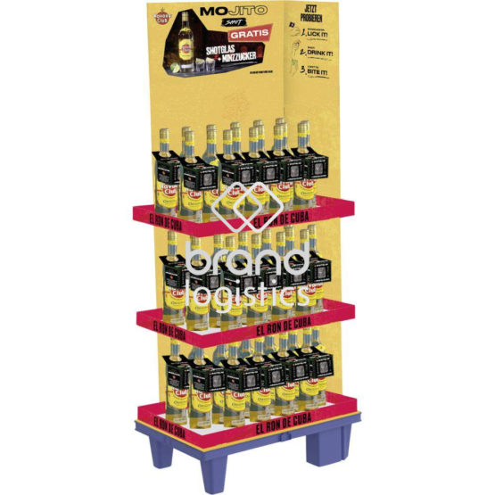 Havana Club 3 Jahre 37,5% 48×0,7 l Display + Shotglas – Winterpromotion 2025