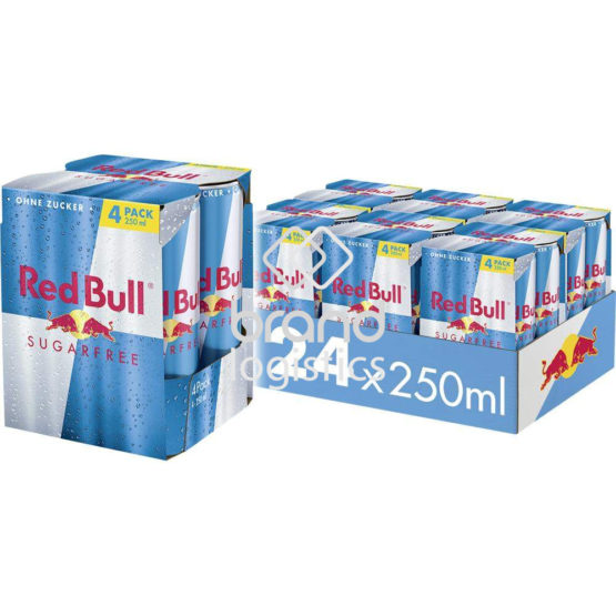 Red Bull Energy Drink Sugarfree 250 ml 4-PK DPG Tray E-Commerce