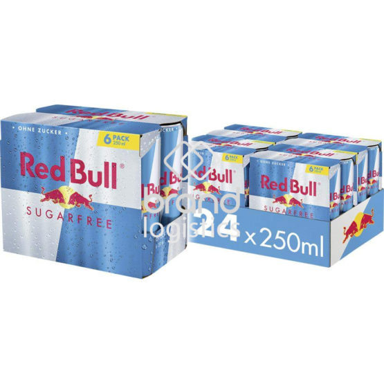 Red Bull Energy Drink Sugarfree 250 ml 6-PK DPG Tray E-Commerce