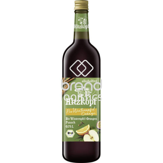 Bio Hitzkopf Winterapfel-Orangen-Punsch alkoholfrei 0,75 l