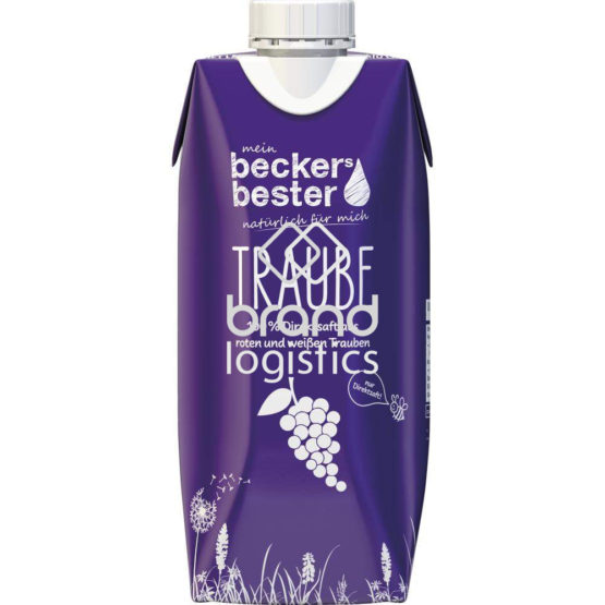 beckers bester Traubensaft rot 100% 0,33 l