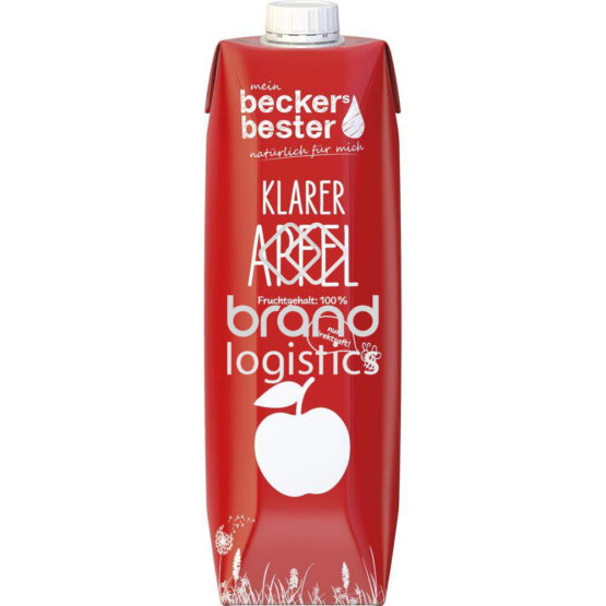 beckers bester Apfelsaft klar 100% Direktsaft 1 l