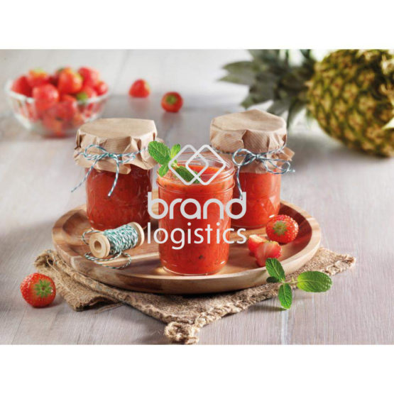 Ananas-Erdbeer-Aufstrich mit Minze