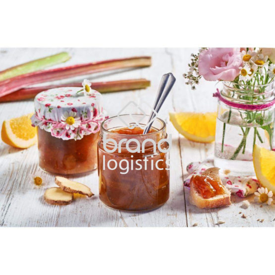 Rhabarber-Orangen-Konfitüre mit Ingwer