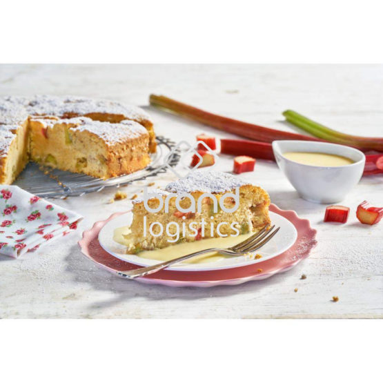 Rhabarber-Polenta-Kuchen