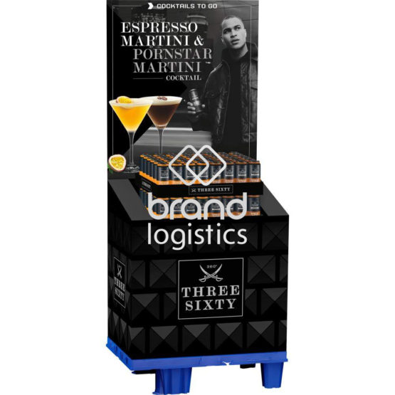 Three Sixty Cocktail Espresso Martini und Pornstar Martini Cocktail 0,25 l 96er Display