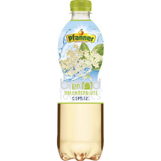 Pfanner Bio Holunderblüte gespritzt 0,5 l PET