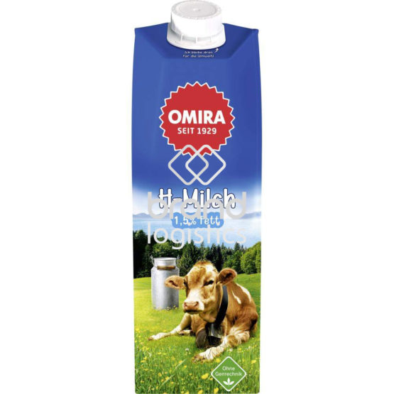 OMIRA H-fettarme Milch 1,5 % Fett 1 l