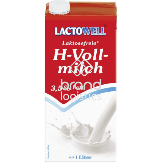 LACTOWELL H-Vollmilch 3,8% Fett 1 l