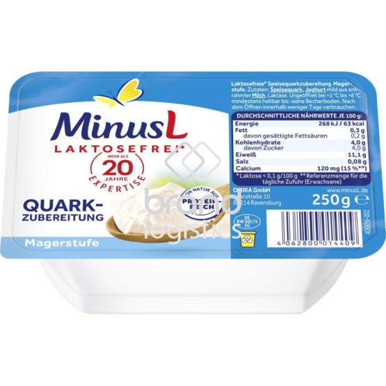 MinusL Speisequarkzubereitung Magerstufe 250 g