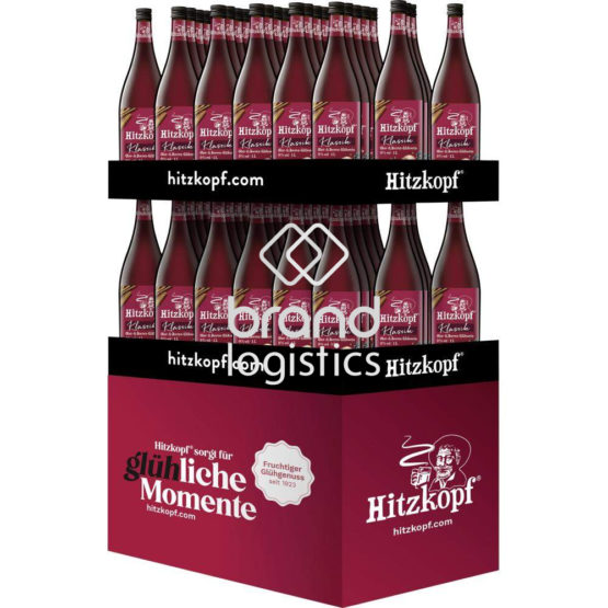 Hitzkopf Fruchtglühweine Display sortenrein