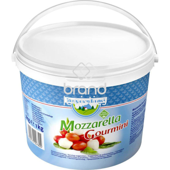 Bayernland Mozzarella Gourmini VLOG Eimer 1 kg