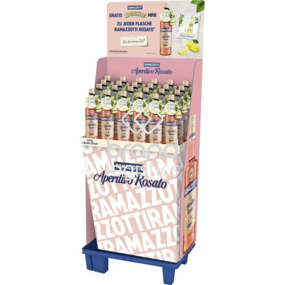 Ramazzotti Rosato 15% 0,7 l + Gratis Limoncello Mini 0,05 l Frühjahrs Promotion 2025 24er Display