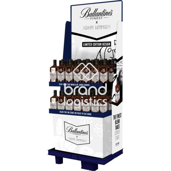Ballantine’s Finest 40% Limited Edition John Lennon 0,7 l Frühjahrs Promotion 2025 48er Display