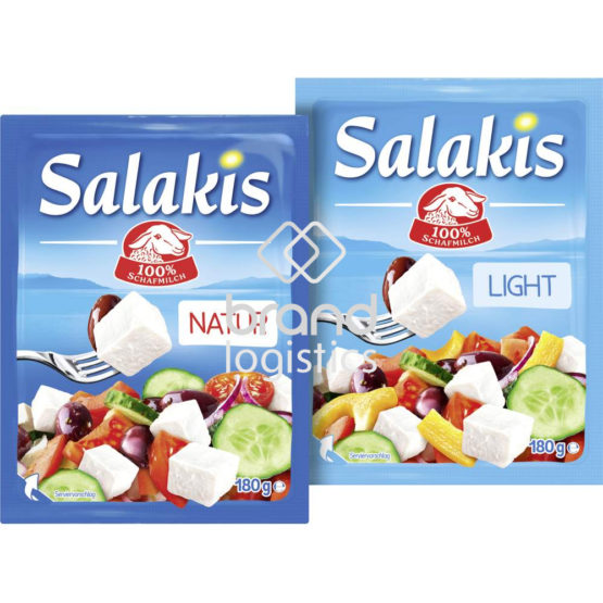 Salakis Scheibe Natur 48% Fett 180 g + Salakis Scheibe Leicht 25% Fett i. Tr. 180 g