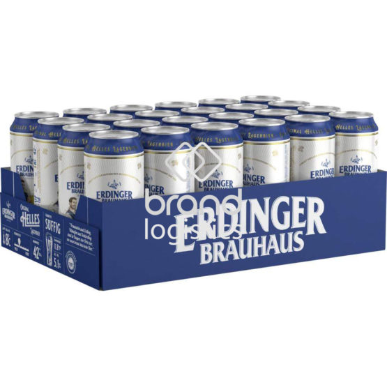 ERDINGER Brauhaus Helles Dose TRAY 24 x 0,5 l