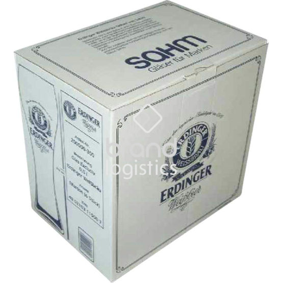 ERDINGER Glas 0,5 l Alkoholfrei Erdinger Weißbräu 6er Karton