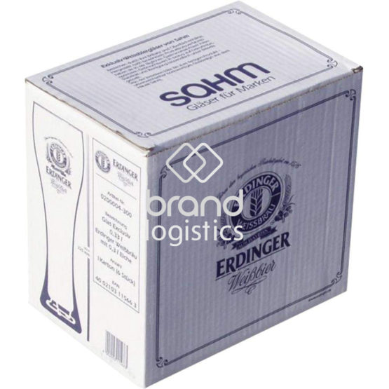 ERDINGER Glas 0,3 l Exklusiv Erdinger Weißbräu 6er Karton