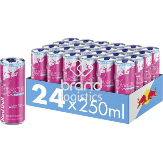 Red Bull Peach Edition White Peach Sugarfree Tray 24×250 ml DPG E-Commerce