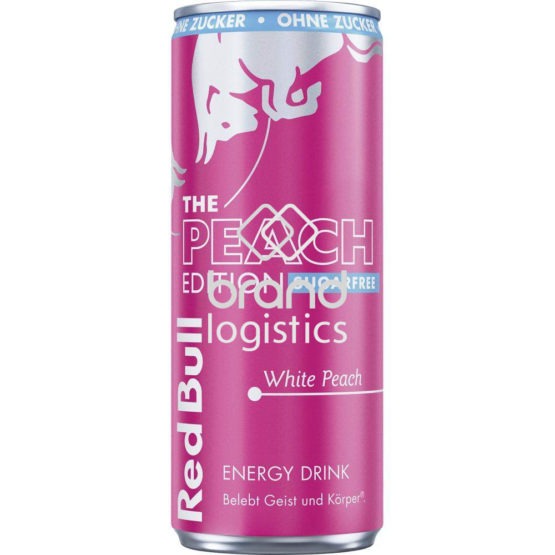 Red Bull Peach Edition White Peach Sugarfree 250 ml DPG E-Commerce