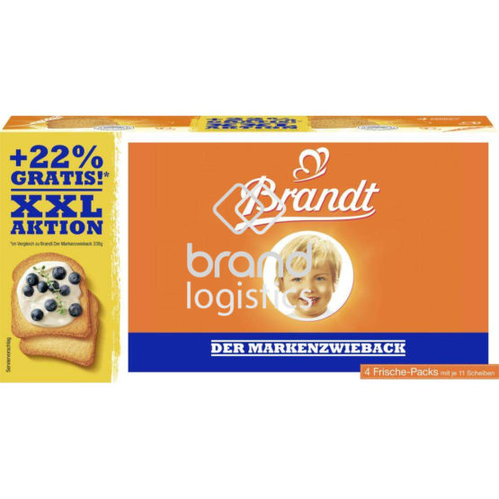 Brandt Der Markenzwieback 412g +22% Gratis