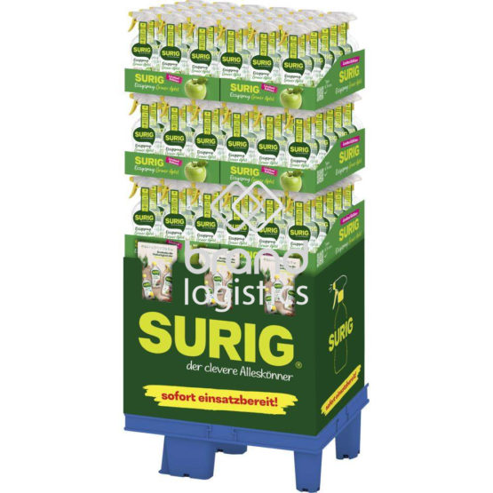 SURIG Essigspray Apfel 8% hell Display 108×500 ml