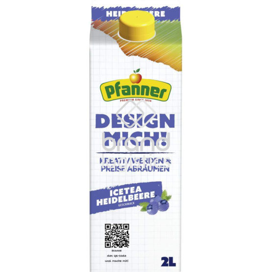 Pfanner Design Mich Heidelbeere Eistee 2 l