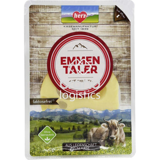 Herz Emmentaler Scheiben 45 % 170 g