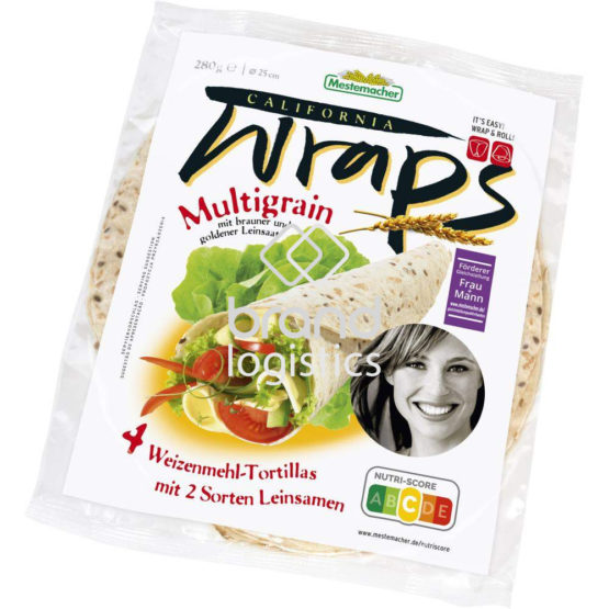 Mestemacher California Wraps Multigrain 280 g