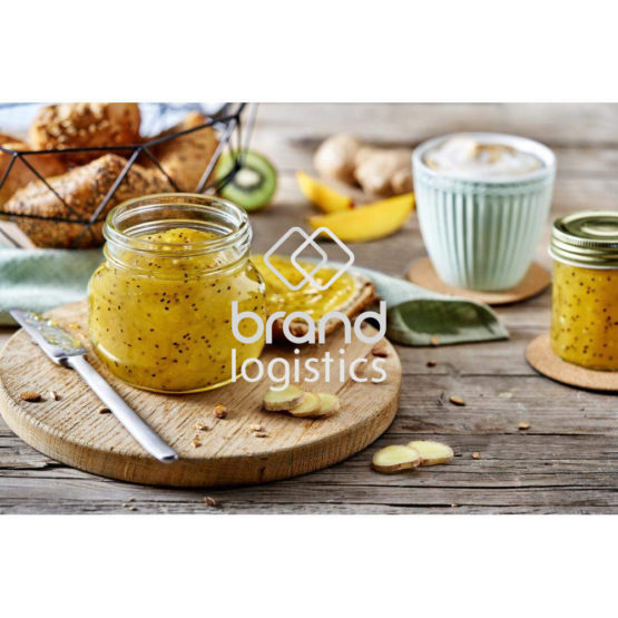 Mango-Kiwi-Fruchtaufstrich mit Ingwer