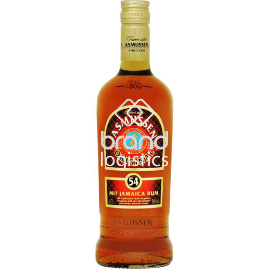 Feiner alter Asmussen 54% vol. 0,7 l