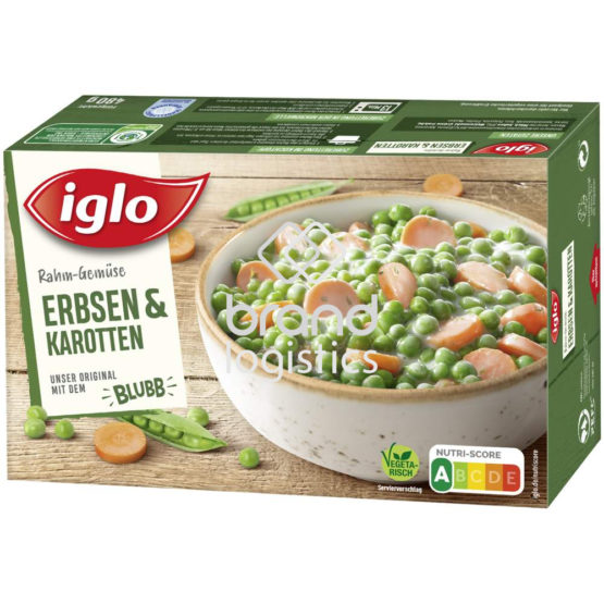 iglo Rahm-Gemüse Erbsen & Karotten 480g