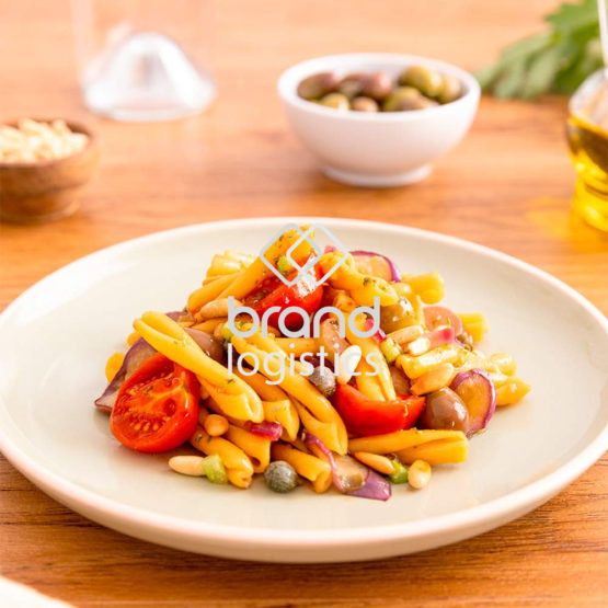 Barilla Kichererbsen Casarecce mit leichter „Caponata“