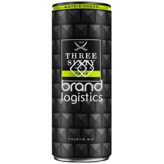 Three Sixty Vodka & Mate 10 vol. 0,33 l