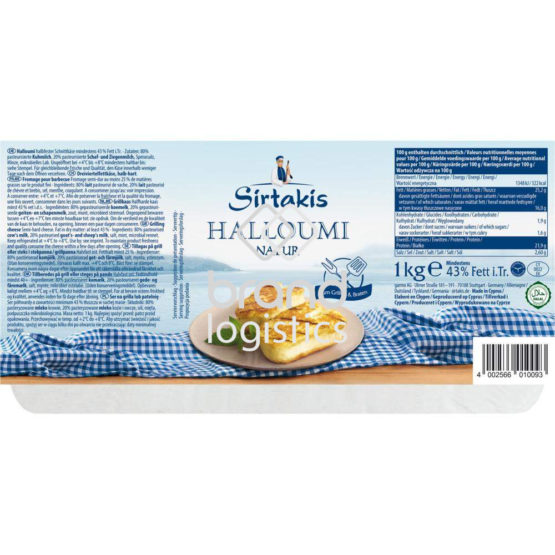 Sirtakis Halloumi-Grillkäse aus Zypern 43% Fett 1000 g