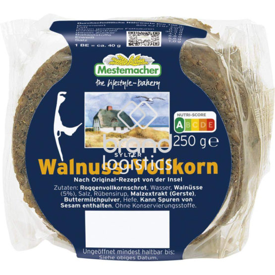 Mestemacher Sylter Walnuss-Vollkornbrot rund 250 g