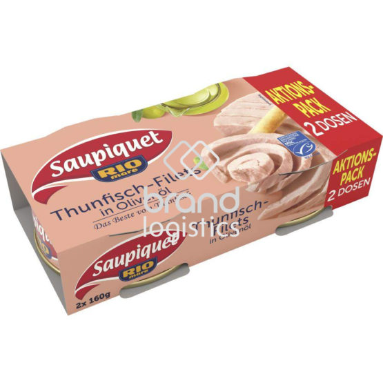 Saupiquet Rio Mare Thunfisch-Filets in Olivenöl 2×160 g