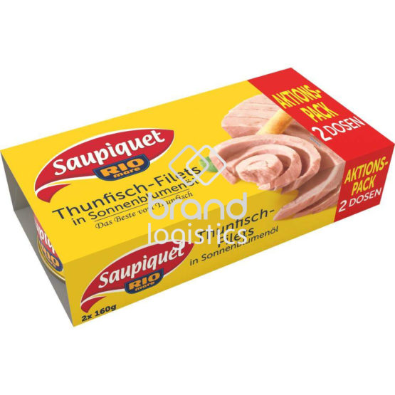 Saupiquet Rio Mare Thunfisch-Filets in Sonnenblumenöl 2×160 g
