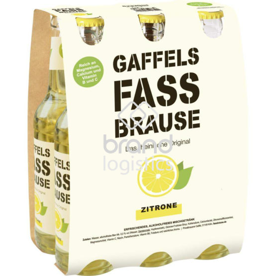 Gaffels Fassbrause Zitrone Sixpack 6×0,33 l