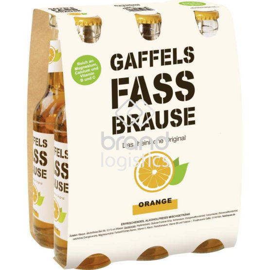 Gaffels Fassbrause Orange Sixpack 6×0,33 l